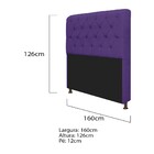 Kit Cabeceira Lady E Recamier Ari 160 Cm Queen Size Corano Ro