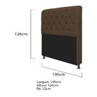 Kit Cabeceira Lady E Recamier Ari 195 Cm King Size Suede Marr
