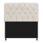 Kit Cabeceira Lady E Recamier Félix 140 Cm Casal Corano Bege