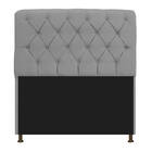 Kit Cabeceira Lady E Recamier Félix 140 Cm Casal Corano Cinza