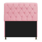 Kit Cabeceira Lady E Recamier Félix 140 Cm Casal Suede Rosa B