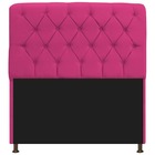 Kit Cabeceira Lady E Recamier Félix 140 Cm Casal Suede Rosê -