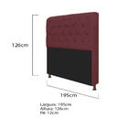 Kit Cabeceira Lady E Recamier Félix 195 Cm King Size Corano B