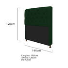 Kit Cabeceira Lady E Recamier Félix 195 Cm King Size Suede Ve