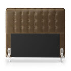 Kit Cabeceira Rana 140 Casal E Calçadeira Alpha N-029 Veludo