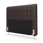 Kit Cabeceira Rana 160 Queen E Calçadeira Alpha A-011 Couro A