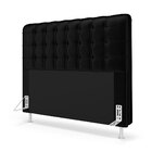 Kit Cabeceira Rana 160 Queen E Calçadeira Alpha N-024 Veludo