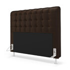 Kit Cabeceira Rana 160 Queen E Calçadeira Alpha N-027 Veludo