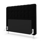 Kit Cabeceira Rana 160 Queen E Calçadeira Alpha Z-005 Sued Pr