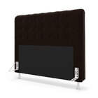 Kit Cabeceira Rana 195 King E Calçadeira Alpha Z-010 Sued Mar