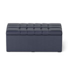 Kit Cabeceira Rana 90 Solteiro E Calçadeira Alpha A-019 Couro