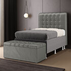 Kit Cabeceira Rana 90 Solteiro E Calçadeira Alpha N-023 Velud