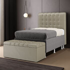 Kit Cabeceira Rana 90 Solteiro E Calçadeira Alpha N-030 Velud