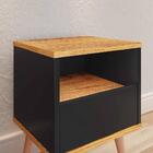 Kit Cabeceira Suspensa Parede Cama Casal Box 1,40 E 2 Mesinha