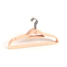 Kit Cabide De Veludo Bege Com Gancho Oikos - 90 Unidades Bege