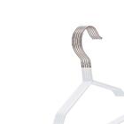 Kit Cabide Infantil Soft Touch Branco 6un. Mor