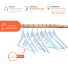 Kit Cabides De Madeira 32 Peças - Oikos Branco U