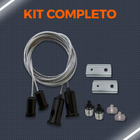 Kit Cabo De Aço Suporte Para Perfil Pendente No Teto 2m