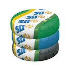 Kit Cabo Flexível  4,0mm 100Metros 750V SIL Fios das cores Preto, Azul e Verde