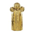Kit Cacto Dourado Em Cerâmica - 3 Pcs