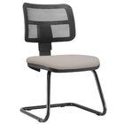 Kit Cadeira De Escritório Giratória E 02 Cadeiras Fixas Zip L