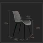 Kit Cadeira De Jantar Basic 4 Unidades White Arrow Preta