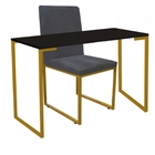 Kit Cadeira E Mesa Escrivaninha Escritório Office Stan Indust