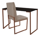 Kit Cadeira E Mesa Escrivaninha Escritório Office Stan Indust