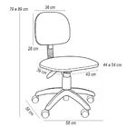 Kit Cadeira Escritório Economy Corano E Mesa Escrivaninha Ind