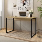 Kit Cadeira Escritório Job Crepe E Mesa Escrivaninha Industri