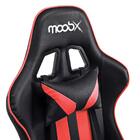 Kit Cadeira Gamer Reclinável Moob Nitro Preto/vermelho Com Mo