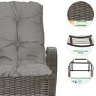 Kit Cadeiras 5un E Mesa P/ Jardim Edicula Varanda Descanso Tr