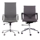 Kit Cadeiras Presidente E Executiva Cinza