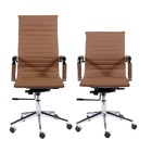 Kit Cadeiras Presidente E Executiva Couro