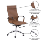 Kit Cadeiras Presidente E Executiva Couro