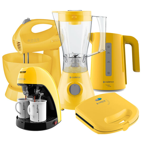 Kit Cadence Colors Amarelo Completo Iii - 127v