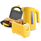 Kit Cadence Colors Amarelo - Sanduicheira - Chaleira - Torrad