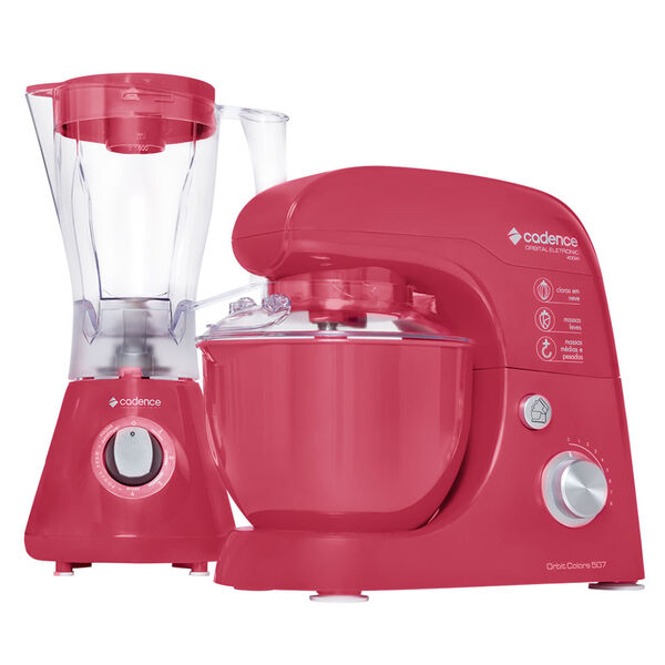 Kit Cadence Colors Rosa Doce - Batedeira E Liquidificador - 2