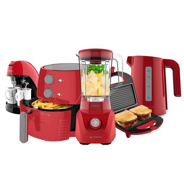 Kit Cadence Colors Vermelho Completo Viii 110v