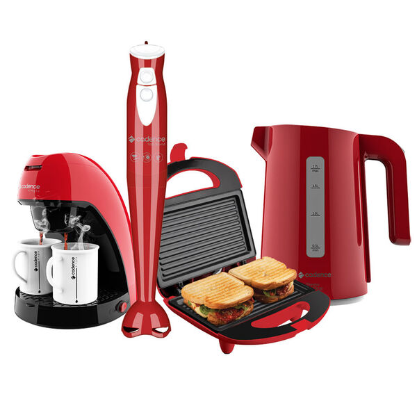 Kit Cadence Colors Vermelho Essencial Iii - 127v