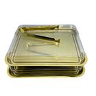 Kit Café da Manhã Dourado em Aço Inox 3 peças – Fineza