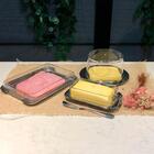 Kit Café Da Manhã Queijeira Porta Frios Manteigueira E Espátu