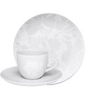 Kit Café Jogo Lanche Coup Blanc Oxford® Porcelana 16 Peças