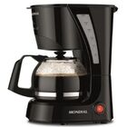 Kit Cafeteira Mondial 110v 6 Xícaras E Bandeja Mdf Preto