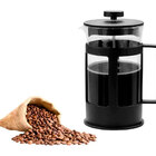 Kit Cafeteira Prensa Francesa De Vidro E Plástico 600ml E Moe