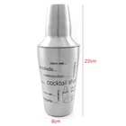 Kit Caipirinha Coqueteleira E Socador Inox 500ml