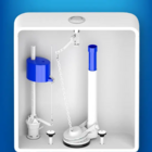 Kit Caixa Acoplada Entrada Pop Flux E Saída Convencional Supe