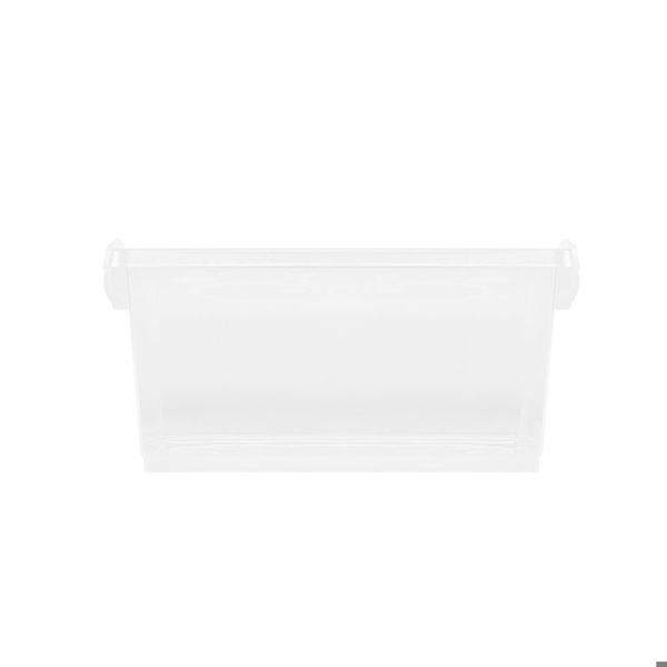 Kit Caixa Organizadora Plástico Cristal e Branco Bel 4L 15,3x32,5x23,5cm Ordene