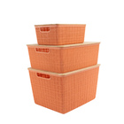 Kit Caixa Organizadora Terracota 3 Peças - Oikos Unica U