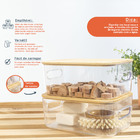 Kit Caixa Organizadora Transparente 6l Oikos Transparente U